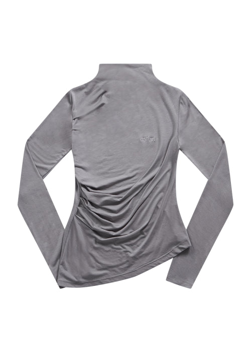 VEIL HIGH-NECK TEE - 3 COLORS