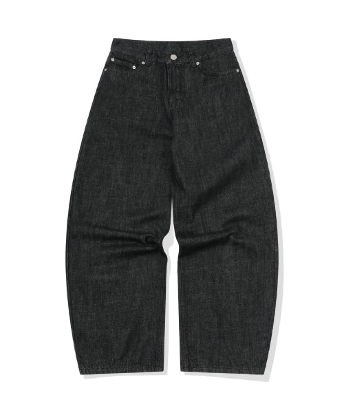 WOMEN WIDE DENIM - 2 COLORS BLACK