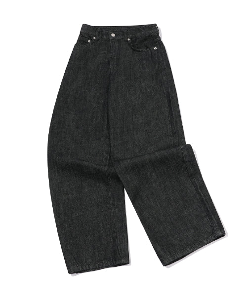WOMEN WIDE DENIM - 2 COLORS BLACK