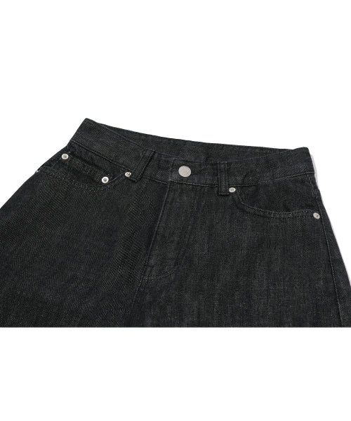 WOMEN WIDE DENIM - 2 COLORS BLACK