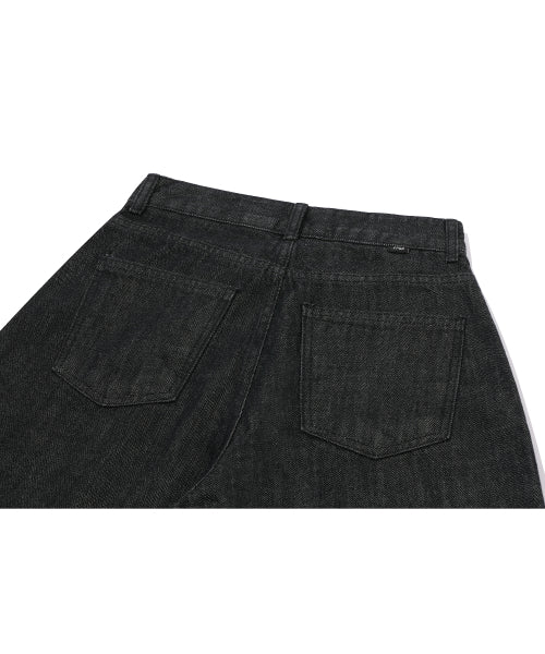 WOMEN WIDE DENIM - 2 COLORS BLACK