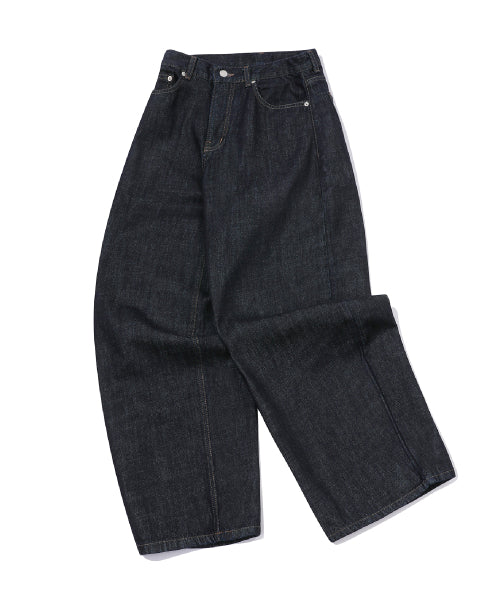 WOMEN WIDE DENIM - 2 COLORS INDIGO
