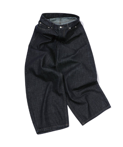 WOMEN WIDE DENIM - 2 COLORS INDIGO