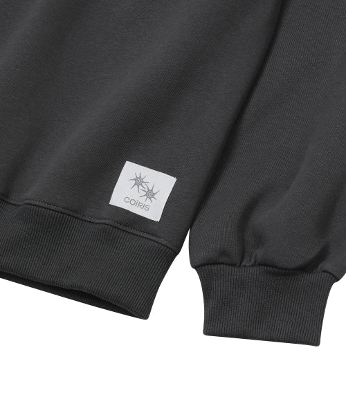 SHOULDER SWEATSHIRT - 3 COLORS BLACK
