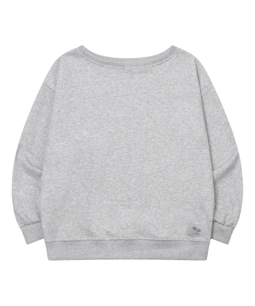SHOULDER SWEATSHIRT - 3 COLORS BLACK