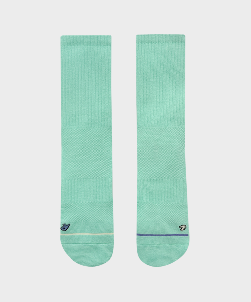 COOLMAX CUSHIONING RUNNING CREW SOCKS - 6 COLORS MINT