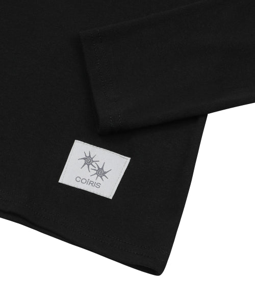 LONG SLEEVE TEE - 4 COLORS BLACK