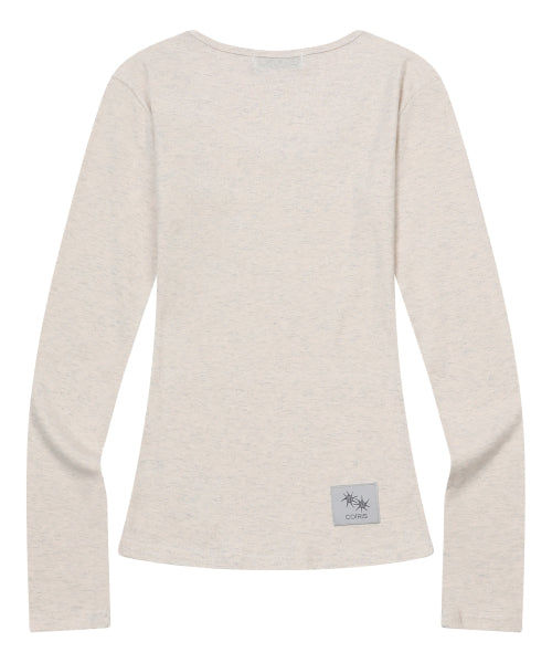 LONG SLEEVE TEE - 4 COLORS BLACK