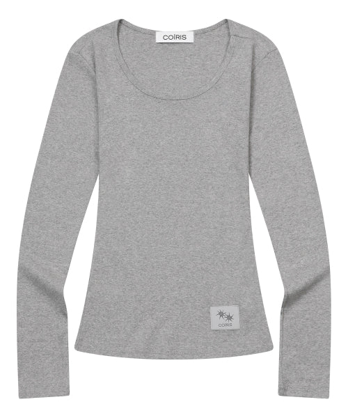 LONG SLEEVE TEE - 4 COLORS BLACK