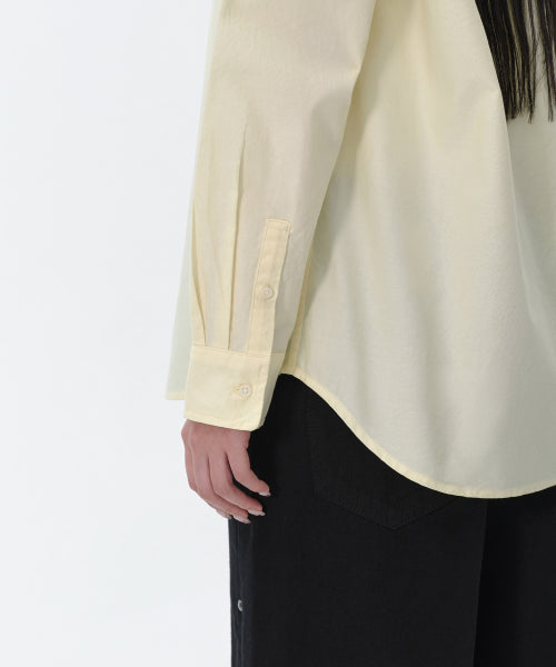 WOMENS RELAXED OXFORD SHIRT #韓韶禧同款! - 5 COLORS CREAM
