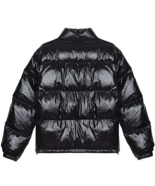 NICOLE BUTTERFLY GLOSSY PUFFER PADDING #徐睿知同款! - 3 COLORS BLACK