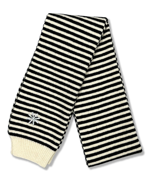 STRIPE LOGO KNIT - 3 COLORS CREAM