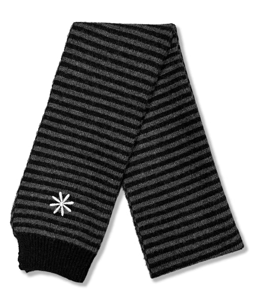 STRIPE LOGO KNIT - 3 COLORS BLACK