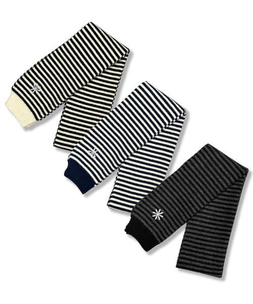 STRIPE LOGO KNIT - 3 COLORS BLACK
