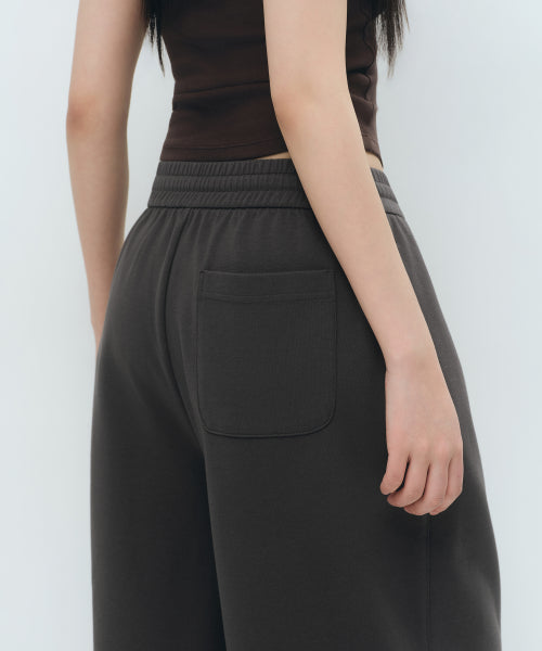 WOMENS ONE TUCK BERMUDA SWEAT PANTS #韓韶禧同款! - 4 COLORS AS SHOWN