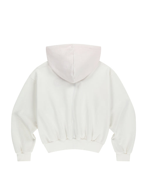 POCKET HOODIE PINK - 2 COLORS WHITE