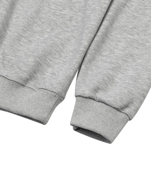 TEE LOGO SWEATSHIRT UNISEX - 2 COLORS CHARCOAL