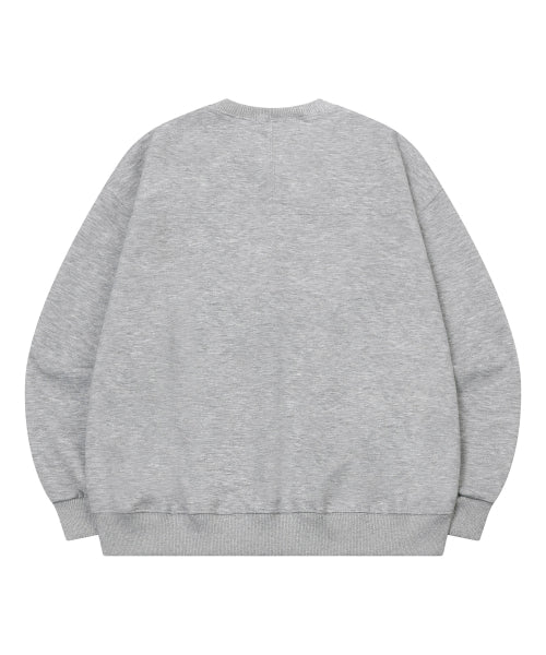 LOGO SWEATSHIRT UNISEX - 2 COLORS GREY
