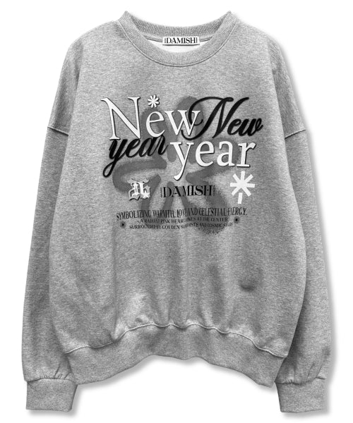 GRAPHIC SWEATSHIRT - 2 COLORS GREY