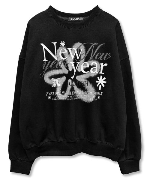GRAPHIC SWEATSHIRT - 2 COLORS BLACK