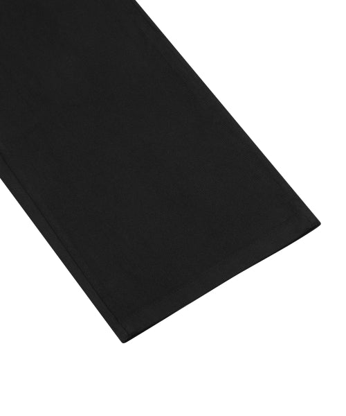 PINTUCK WIDE PANTS BLACK
