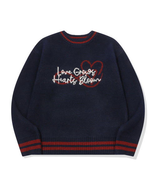 LOVE PULLOVER KNIT - 2 COLORS NAVY