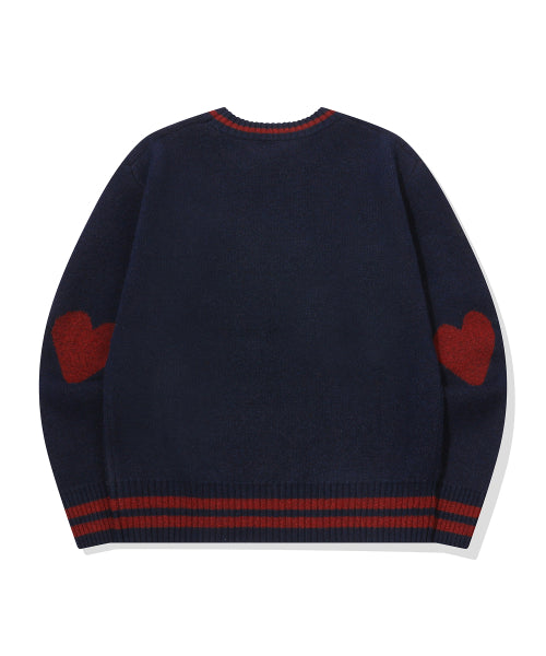 LOVE PULLOVER KNIT - 2 COLORS NAVY