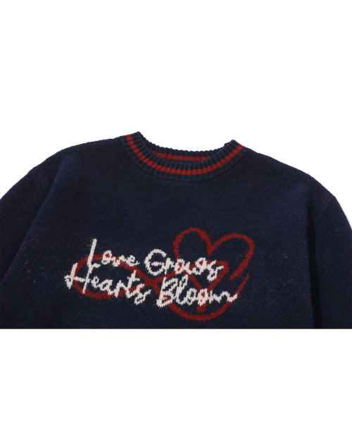 LOVE PULLOVER KNIT - 2 COLORS NAVY