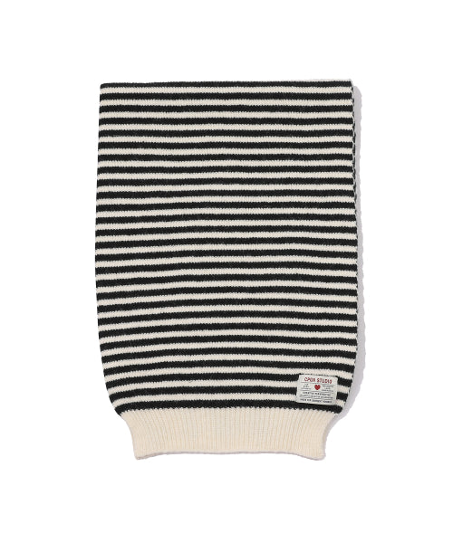 CAT STITCH STRIPE MUFFLER - 3 COLORS AS SHOWN