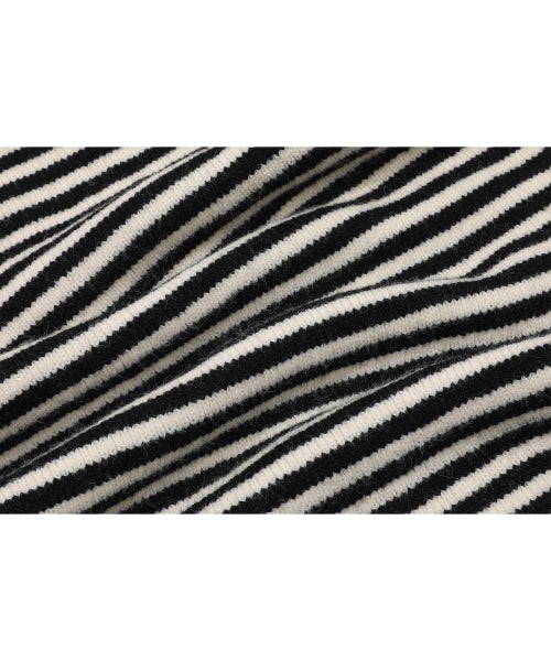 CAT STITCH STRIPE MUFFLER - 3 COLORS AS SHOWN