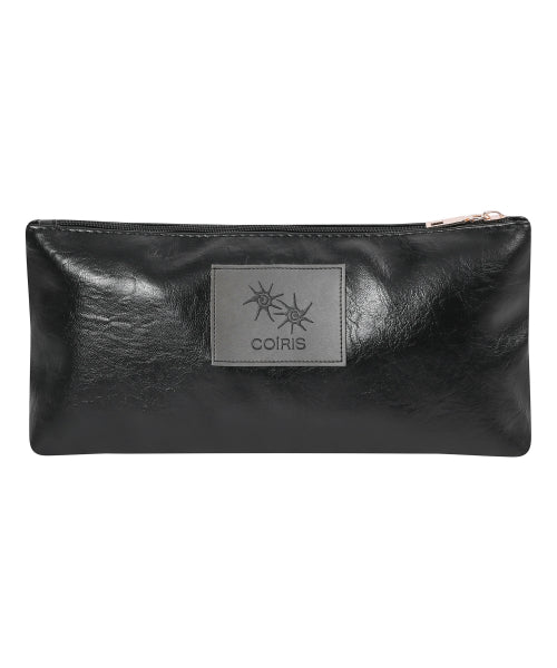 BIG LEATHER SHOULDER BAG BLACK