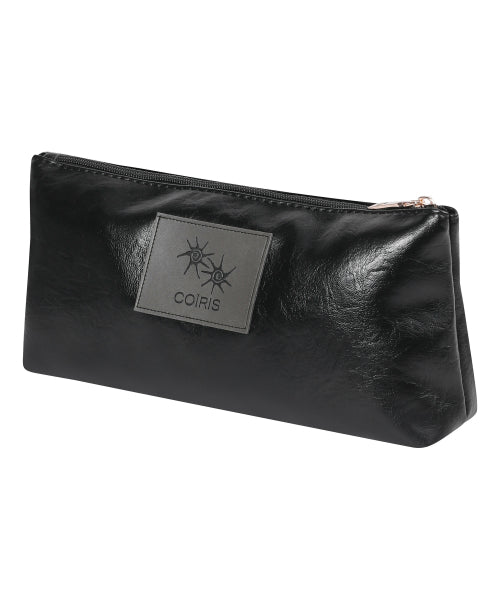BIG LEATHER SHOULDER BAG BLACK