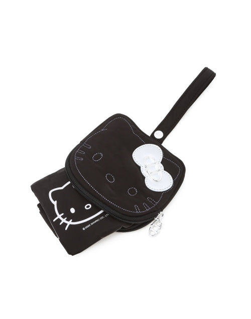 PINK POUCH KEYRING ECO BAG - 3 COLORS BLACK