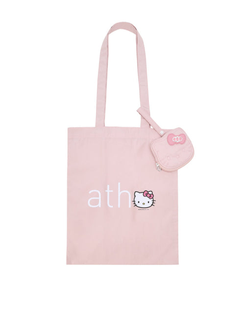 PINK POUCH KEYRING ECO BAG - 3 COLORS PINK
