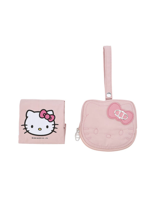 PINK POUCH KEYRING ECO BAG - 3 COLORS PINK