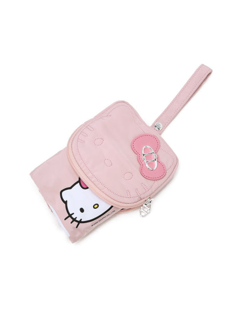PINK POUCH KEYRING ECO BAG - 3 COLORS PINK