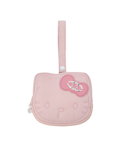 PINK POUCH KEYRING ECO BAG - 3 COLORS PINK