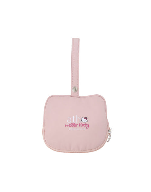 PINK POUCH KEYRING ECO BAG - 3 COLORS PINK
