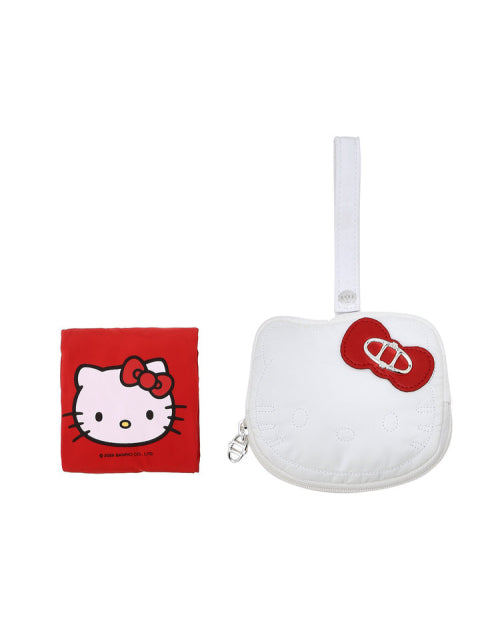 PINK POUCH KEYRING ECO BAG - 3 COLORS RED