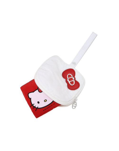 PINK POUCH KEYRING ECO BAG - 3 COLORS RED