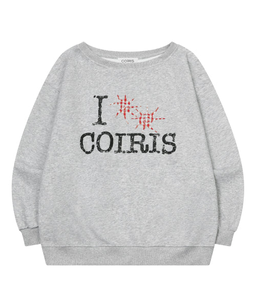 TEE LOGO SHOULDER SWEATSHIRT - 2 COLORS BLACK