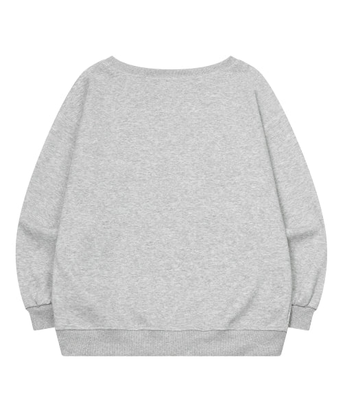 SHOULDER SWEATSHIRT - 2 COLORS BLACK