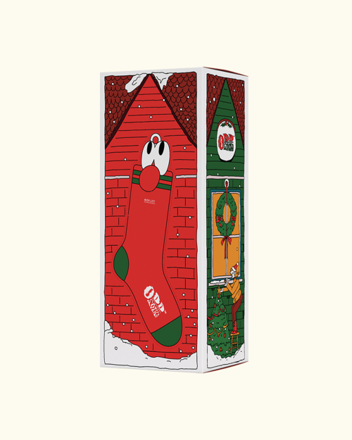 2-PACK COOLMAX CREW SOCKS CHRISTMAS SET AS SHOWN