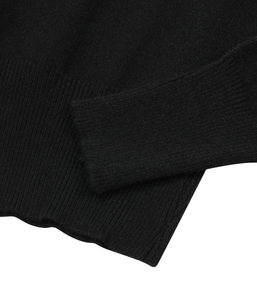 SHOULDER KNIT - 2 COLORS BLACK