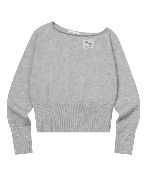 SHOULDER KNIT - 2 COLORS BLACK