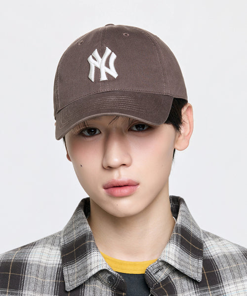 ACE UNSTRUCTURED BALL CAP NY #KARINA同款! - 9 COLORS BROWN