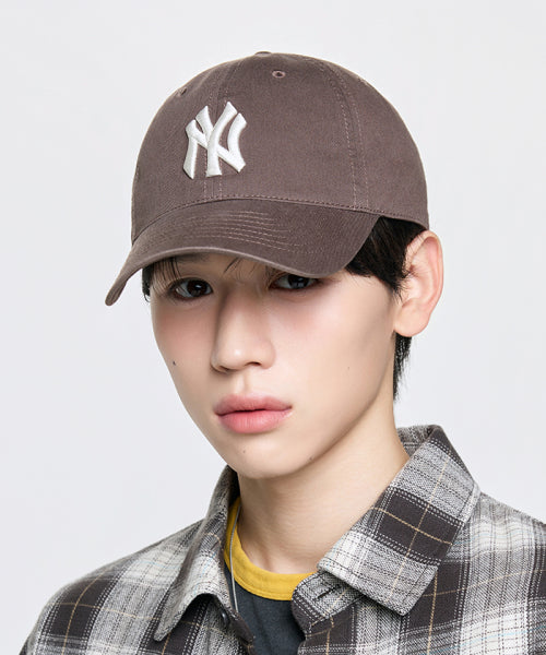 ACE UNSTRUCTURED BALL CAP NY #KARINA同款! - 9 COLORS BROWN