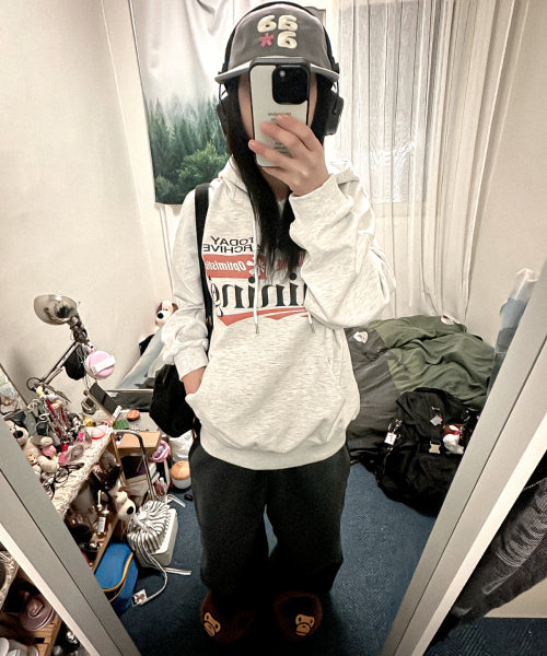GRAPHIC HOODIE - 3 COLORS 멜란지