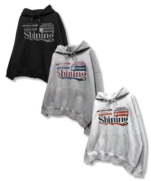 GRAPHIC HOODIE - 3 COLORS BLACK