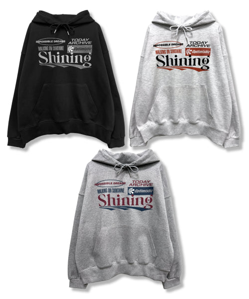 GRAPHIC HOODIE - 3 COLORS BLACK
